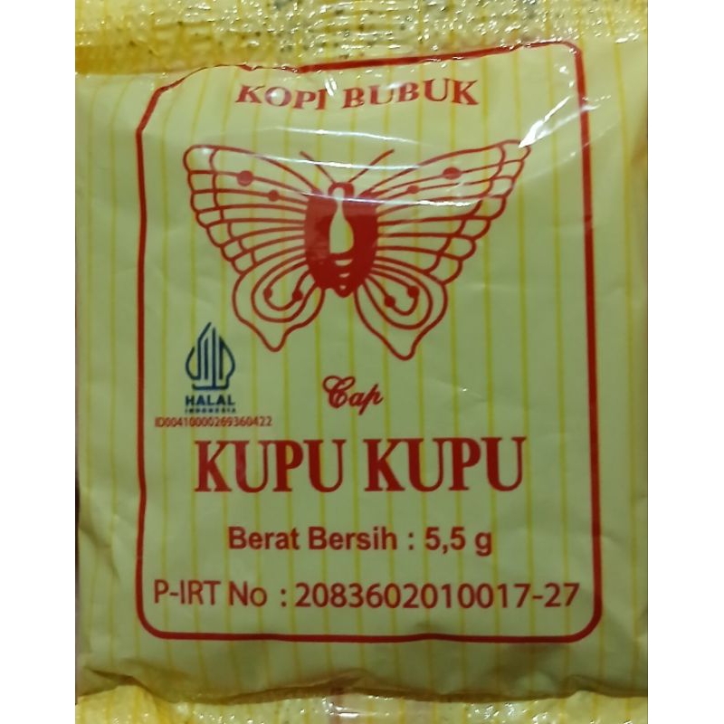 

kopi cap kupu kupu 10pcs / coffe kupu kupu / kopi hitam