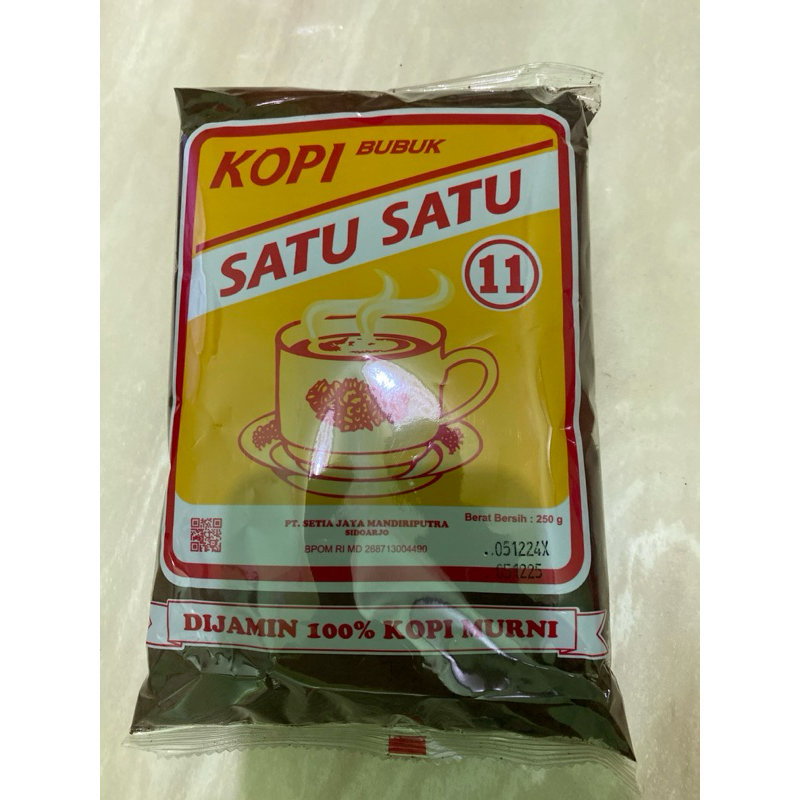 

Kopi Bubuk Satu Satu 250gr