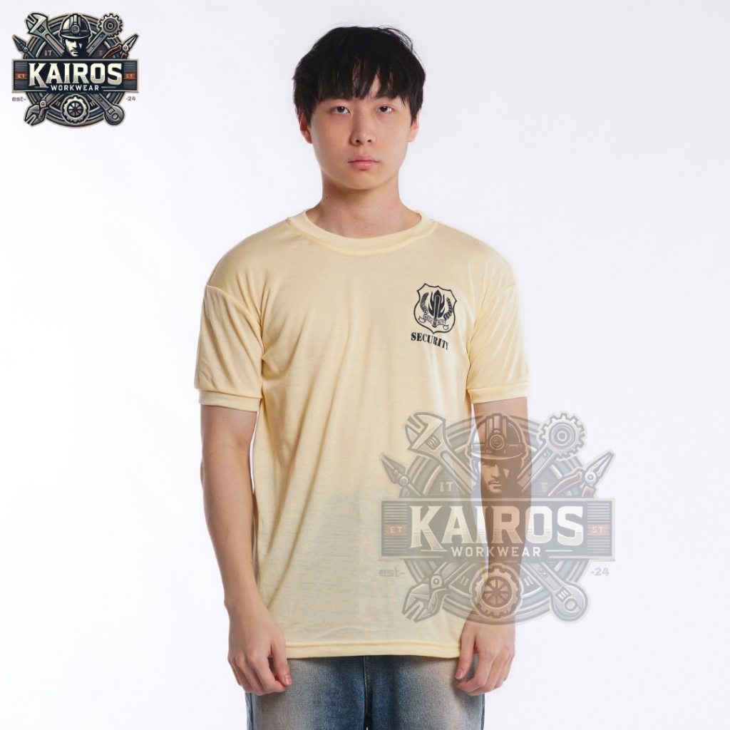 KAOS DALAM SECURITY KREM LENGAN PENDEK WANITA PRIA TERBARU