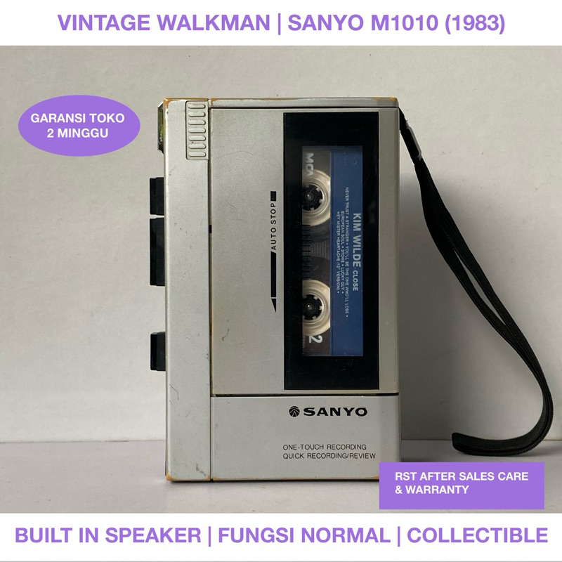 Vintage Walkman | Sanyo M1010 (1983) | Built in Speaker