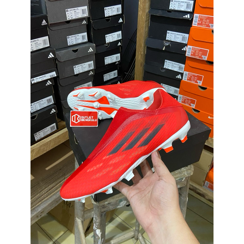 Sepatu Bola Adidas X Speedflow.3 LL FG - Red Original BNIB
