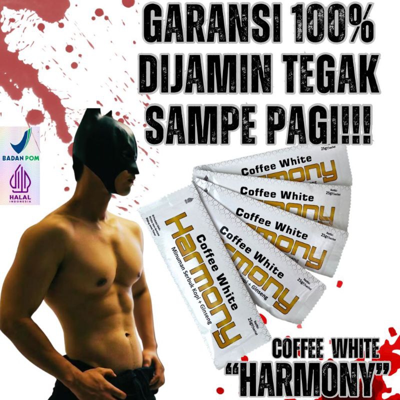 

KOPI HARMONY DI JAMIN TEGAK SAMPE PAGI!!! (WHITE)