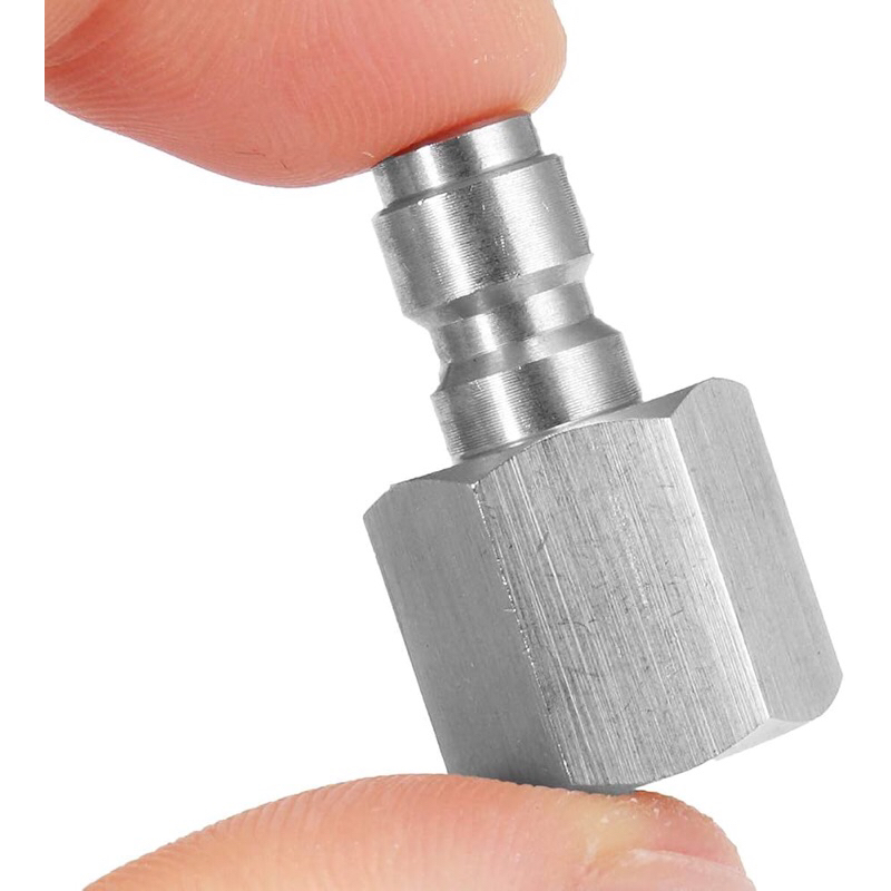 Kupler Jantan M10x1 Stenliss Mini kupler Pompa Pcp, Sparepart Pompa Pcp