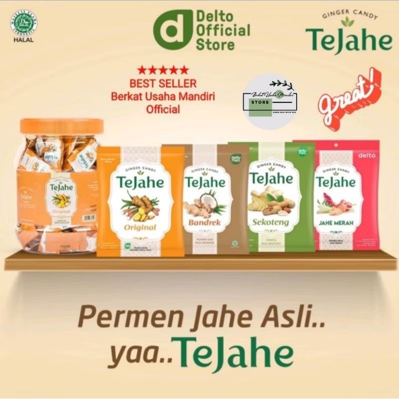 

Permen Tejahe Jahe Merah Original 50 butir 100% Menghangatkan