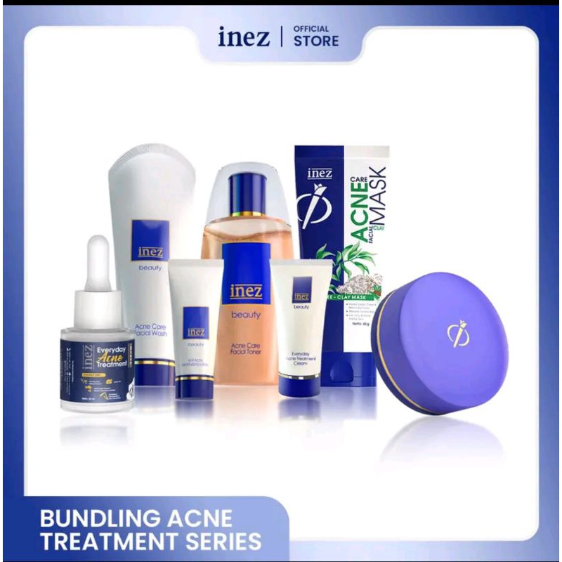 INEZ PACKAGE SERIES ACNE / Paket Perawatan kulit berjerawat