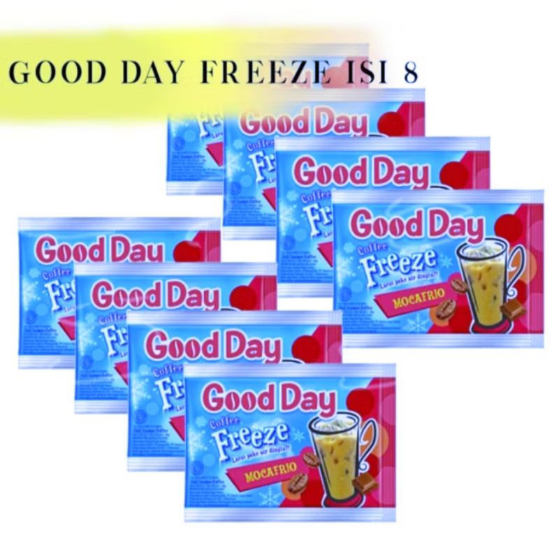 

good day freeze 1 renceng,kopi murah isi 8