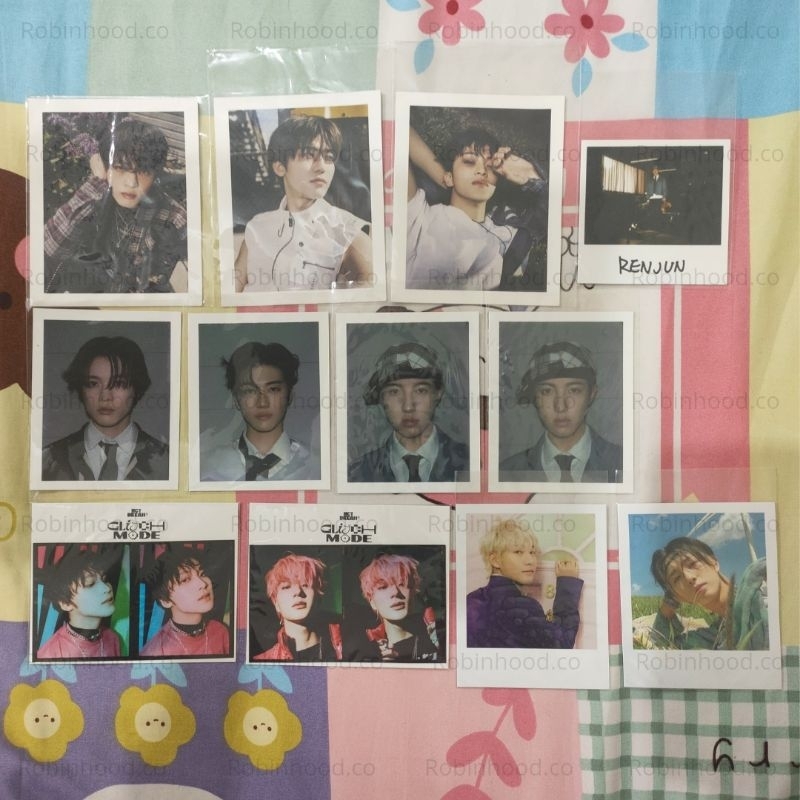 

Official Polaroid NCT Dream ISTJ Introvert Extrovert chenle jaemin mark renjun Hello future SG22 photopack Hologram film set Glitch mode jeno haechan