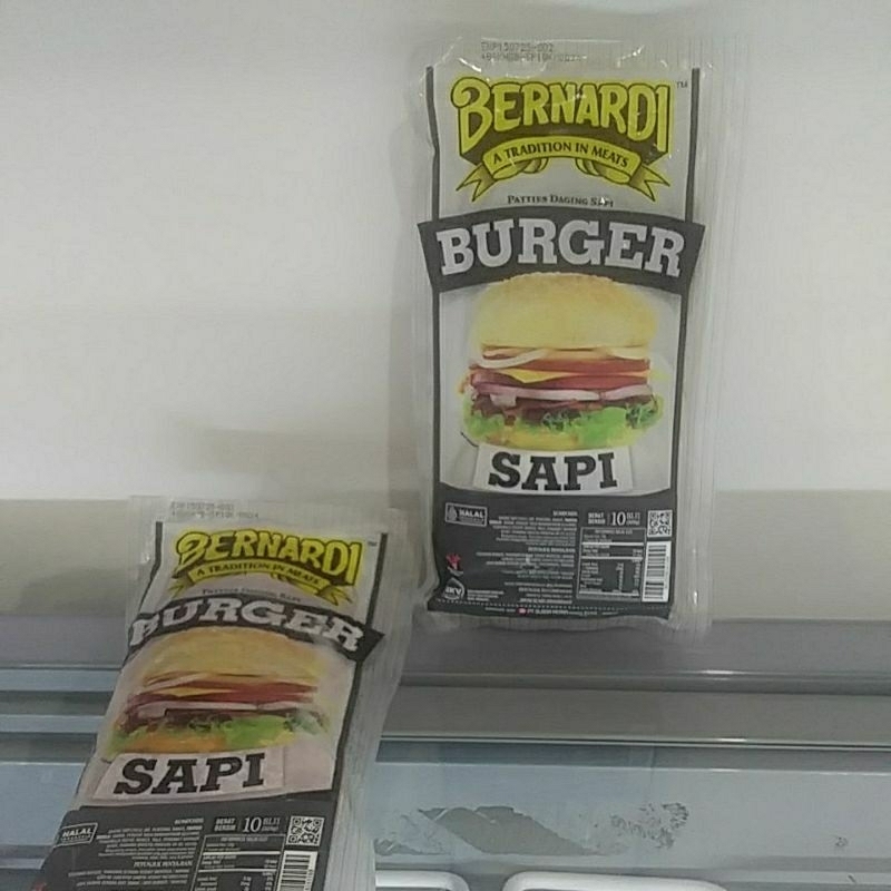 

Bernardi Burger Sapi isi 10 keping 325 gram