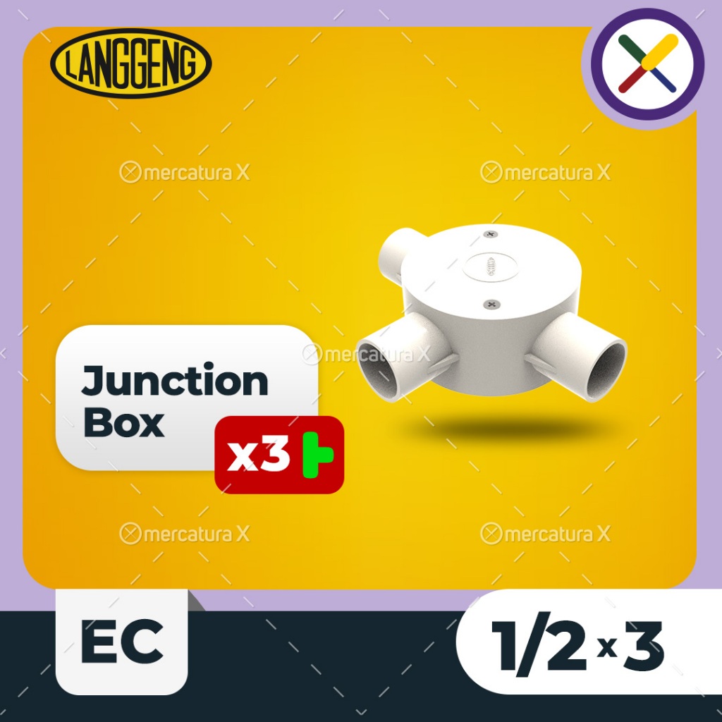 Junction Box 1/2"x3 - Conduit Sambungan Listrik