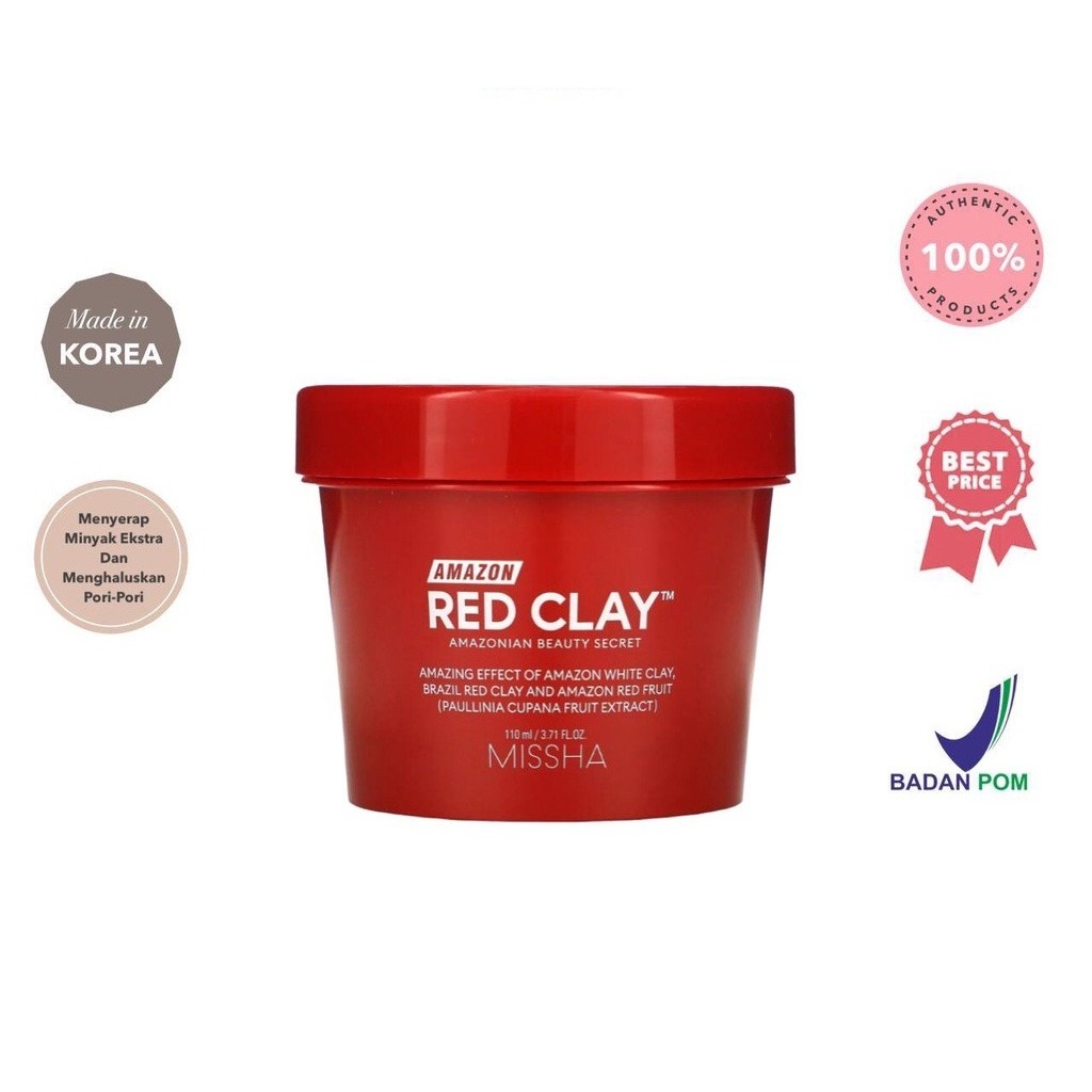 MISSHA Amazon Red Clay Pore Mask 110ml
