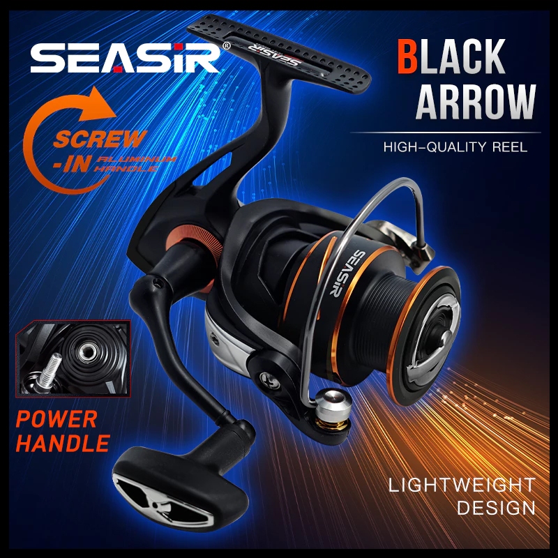 [OFFICIAL] SEASIR BLACK ARROW Reel Pancing Power Handle Reel Spinning 1000-3000 Reel Pancing Putar, 