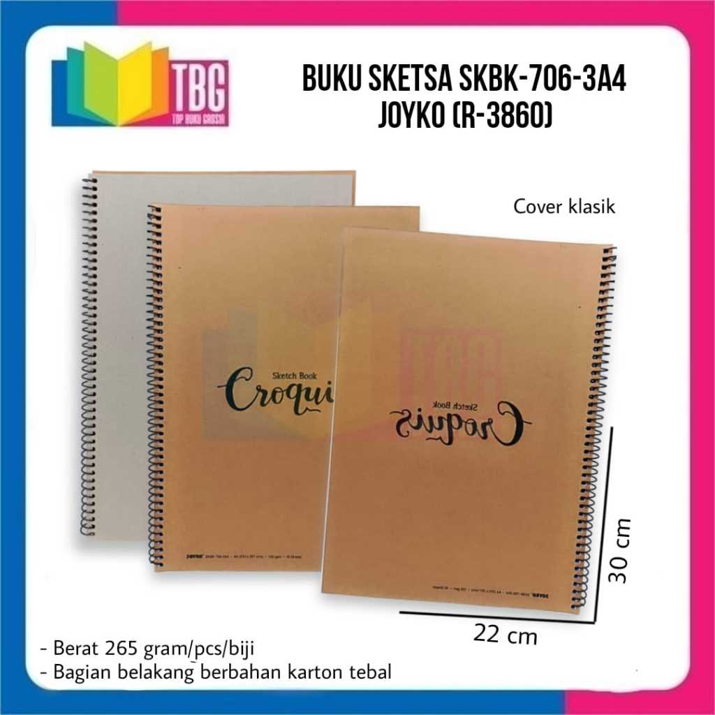 

1 PCS BUKU SKETSA SKBK-706-3A4 JOYKO / BUKU SKETSA (R-3860)