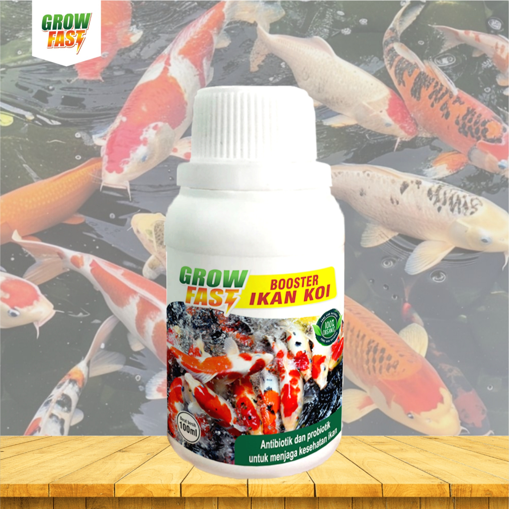 BOOSTER IKAN KOI 100ML VITAMIN PENAMBAH NAFSU MAKAN OBAT IMUNITAS IKAN
