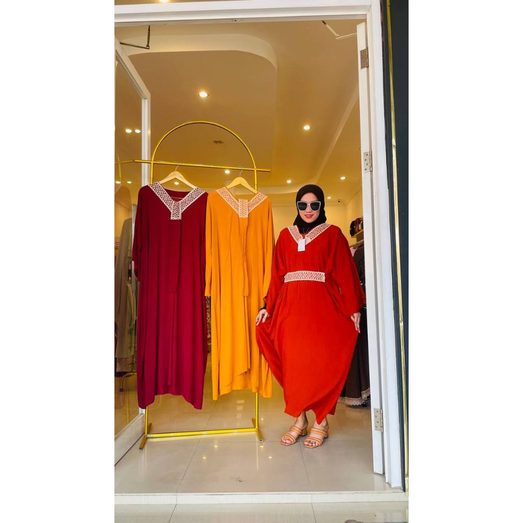 KAFTAN SAMIRA SUPER JUMBO BUSUI FREE BELT