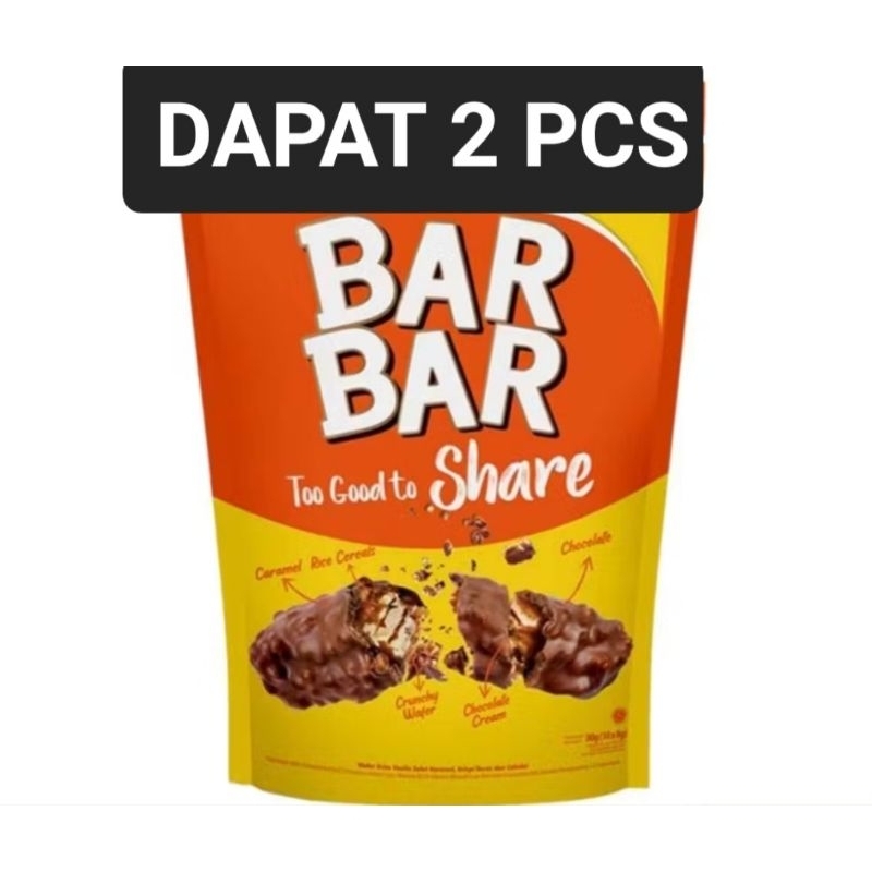 

PROMO 2 PCS DELFI BAR BAR TO GOOD TO SHARE POUCH ISI 10PCS