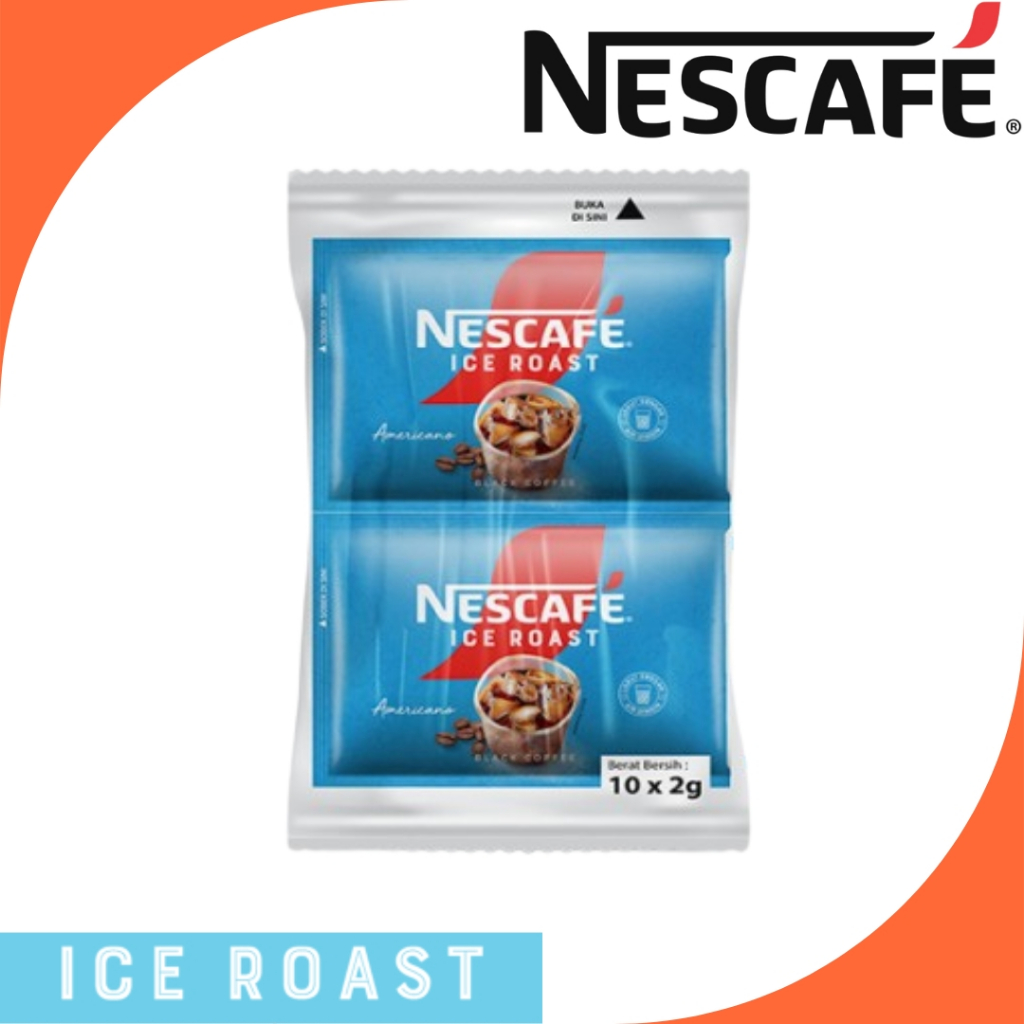 

Nescafe Ice Roast Americano Kopi Instan Kemasan 10x2g