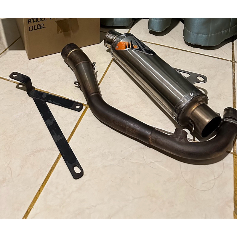 Knalpot Best3 Vespa Iget Inlet 50