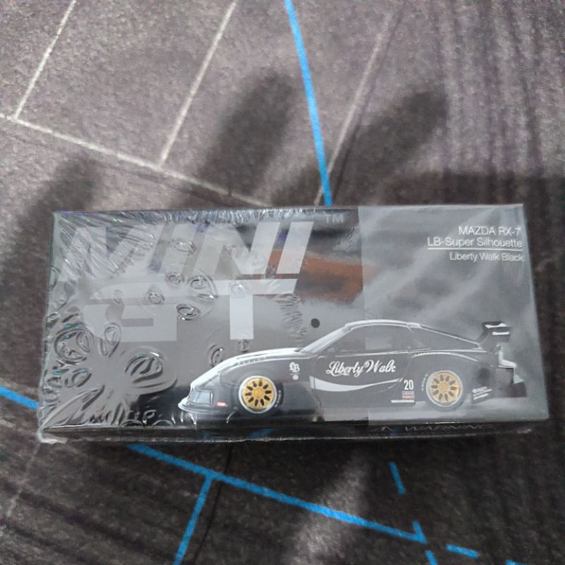 Mini GT Mazda Rx7 lbwk hitam
