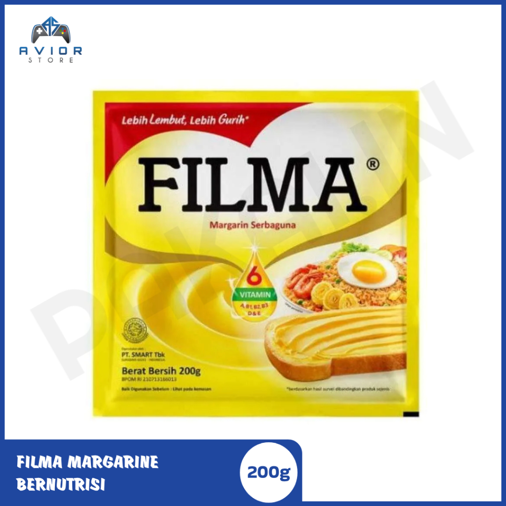 

FILMA MARGARINE BERNUTRISI 200 GRAM 1 DUS