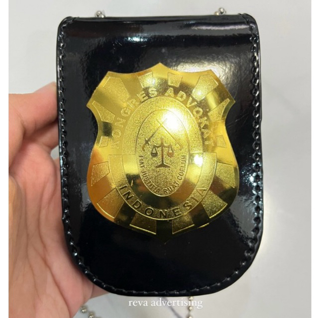 dompet kta kalung kongres advokat indonesia glossy & doff | fiat justitia ruat coelum | KAI
