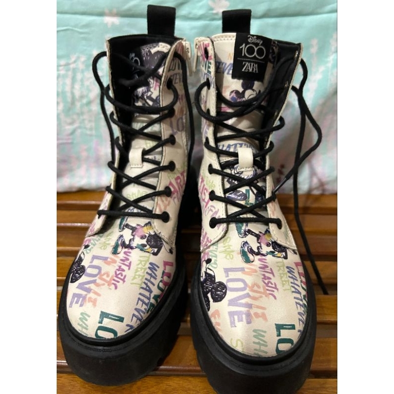 sepatu boots anak ZARA Disney Mickey
