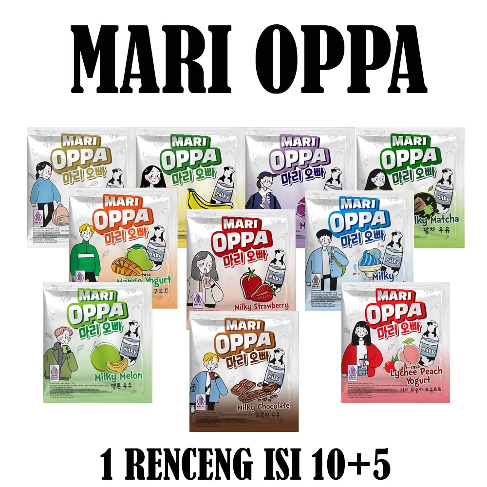 

MINUMAN MARI OPPA RENCENG ISI 15