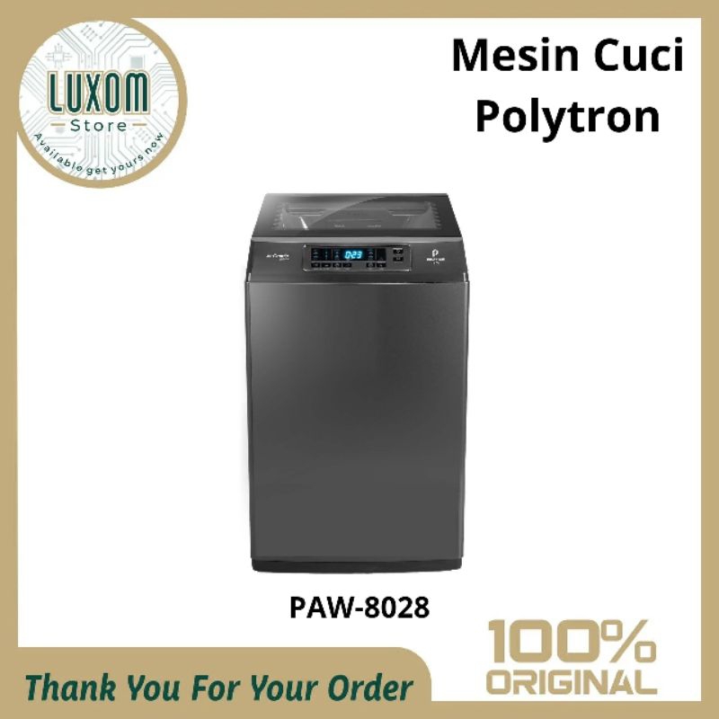 Mesin Cuci Polytron PAW-8028 (8kg) /mesin cuci Polytron 1 tabung/mesin cuci /Polytron