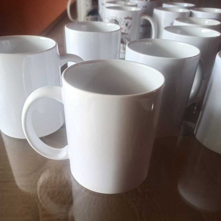 Gelas Mug Coating Ecoprint  Sublime Polos SNI Putih Import