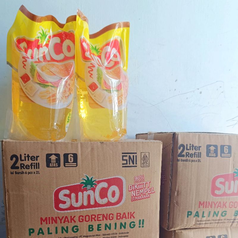 

MINYAK GORENG JATIM SUNCO 1 KARTON = 6 X 2L | INSTAN & CARGO