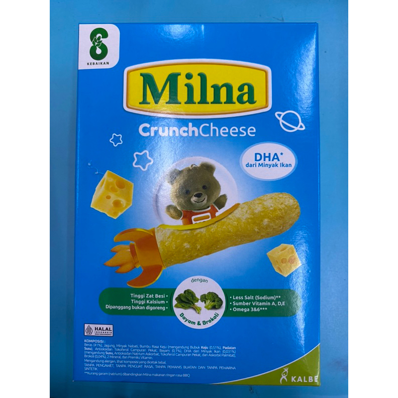 

MILNA CRUNCH RASA CHEESE&BERRIES 20g SNACK SEHAT UNTUK BAYI