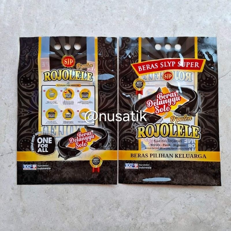 

plastik beras 5kg lele hitam delanggu solo