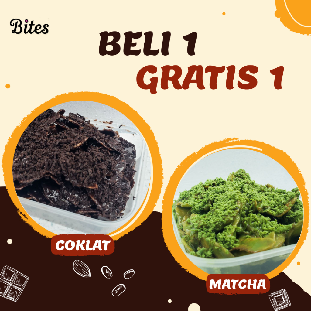 

( BELI 1 GRATIS 1 ) Keripik Pisang Lumer Coklat 1000 ML