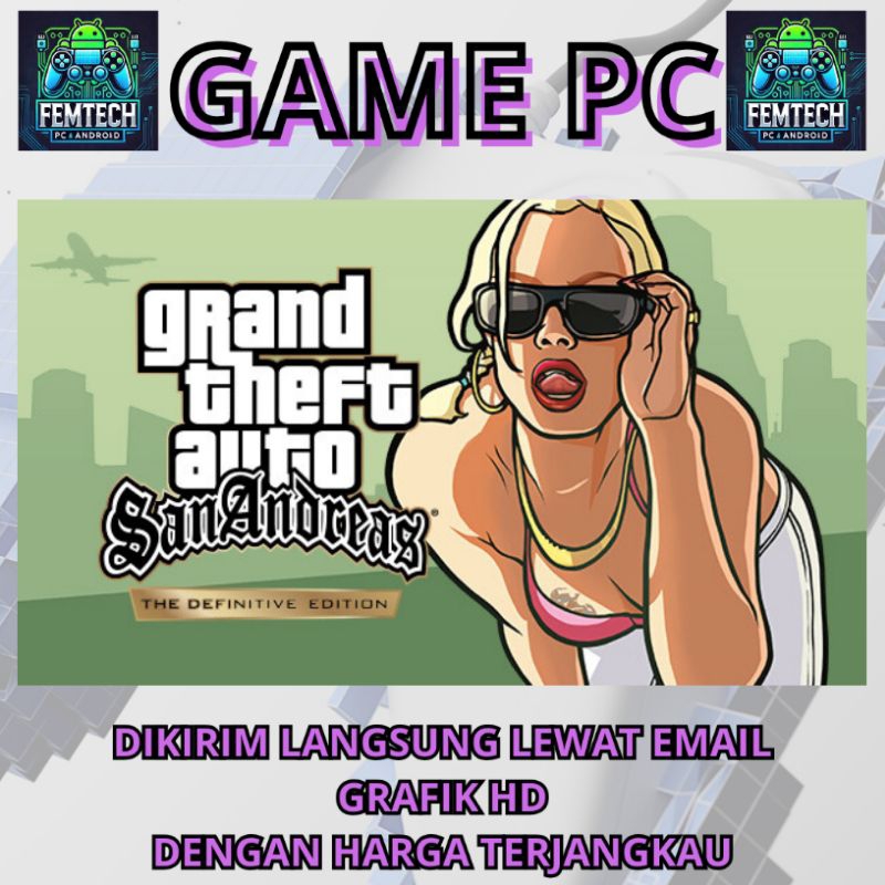 GTA Grand Theft Auto: San Andreas – The Definitive Edition (PC) Dengan Harga Terjangkau, murah