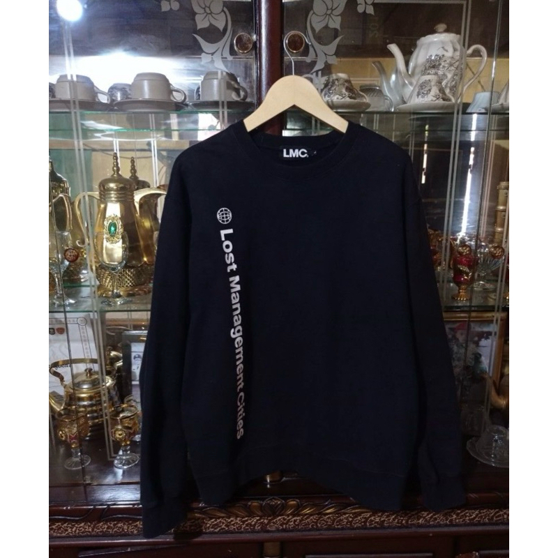 Lost Management Cities Sweater Hitam Charcoal LMC