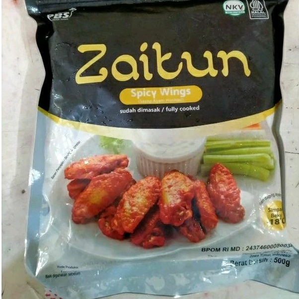 

Zaitun Spicy Wings 500gr