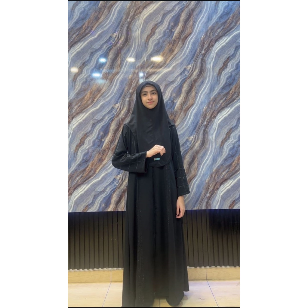 Gamis Abaya Hitam Arab lis 06