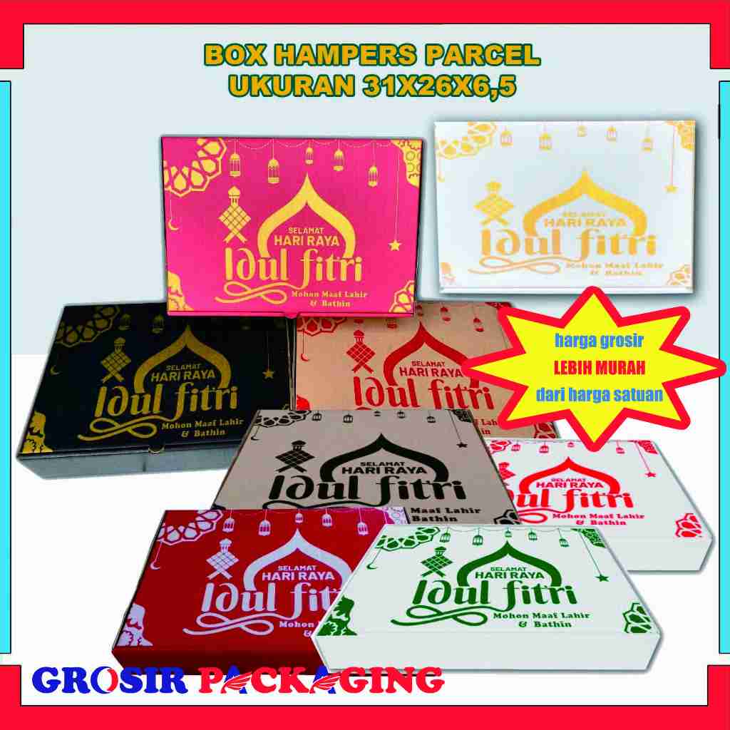 

Box Hampers 31x26x6,5 cm Parcel Lebaran / box hampers idul fitri