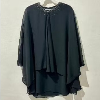 PRELOVED MEDAN { BAJU BLOUSE TUNIK HITAM }