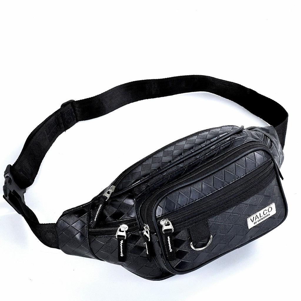 Tas Selempang Pria VALCO SPEEDY DAMIER 3.0 Waistbag Slingbag Waterproof Tas Pinggang Cowok