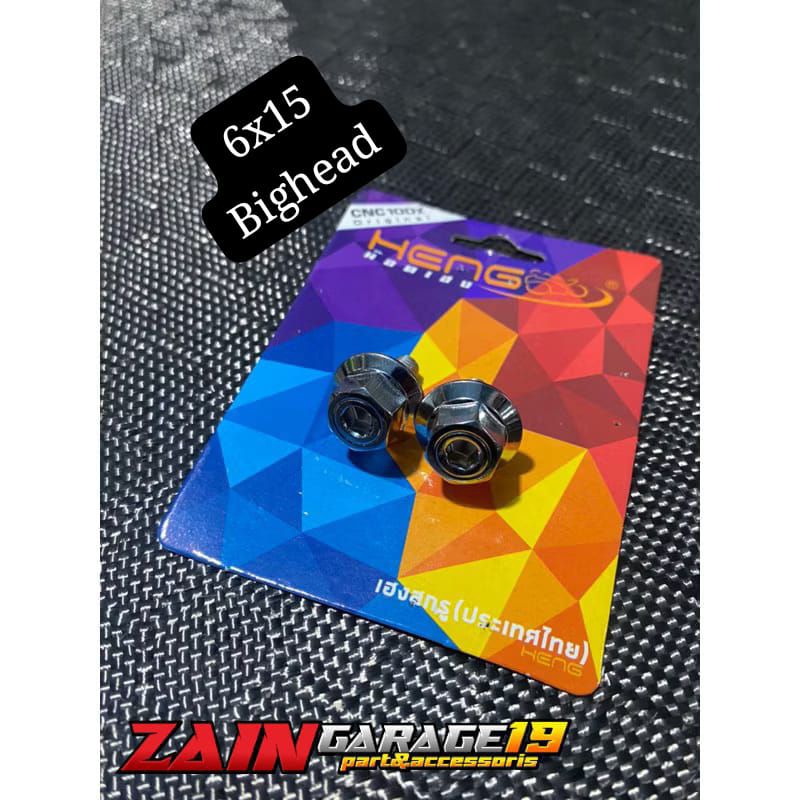 baut  6X15 BIGHEAD stanlis original heng thailand (1biji)