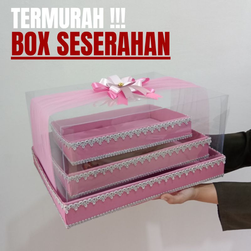 KOTAK HANTARAN 1 SET BOX HANTARAN SESERAHAN PERNIKAHAN / KOTAK KADO