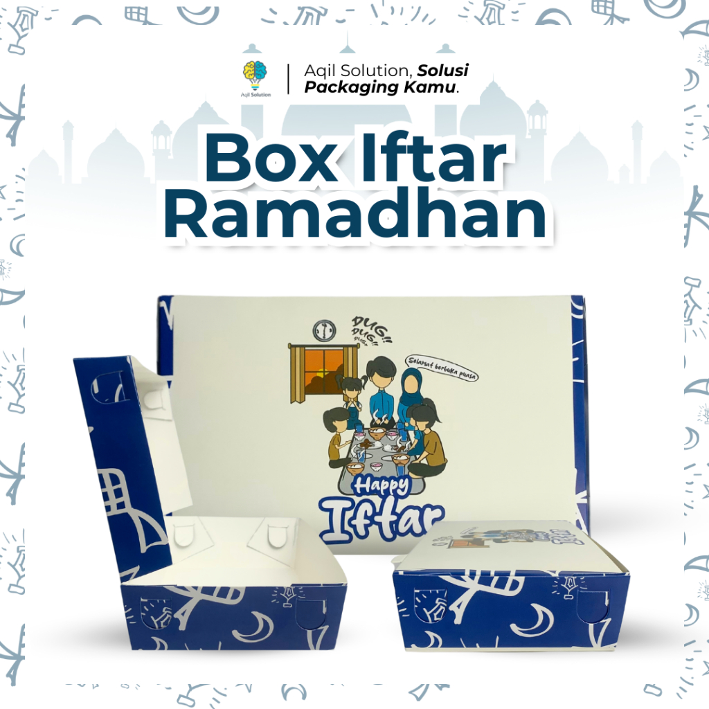 

Paper Lunch Box L / Dus Makanan / Kemasan Makanan / Box Iftar Ramadhan