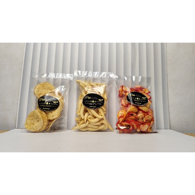 

PAKET SNACK 10RB DAPAT 3 PCS (KERIPIK TEMPE MENJES, TELUR GABUS, SEBLAK KENCUR) SNACK MURAH