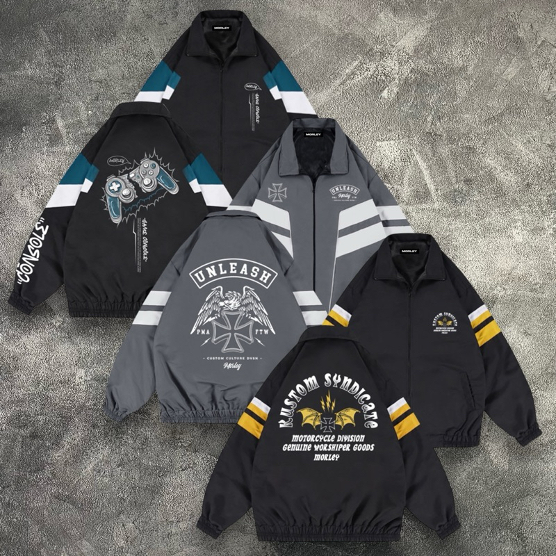 Jaket Bahan Taslan Distro