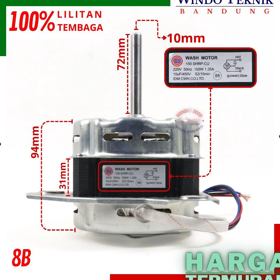 DINAMO WASH MESIN CUCI SHARP  DINAMO PENCUCI MESIN CUCI SHARP STANDARD  DINAMO PEMBILAS MESIN CUCI S