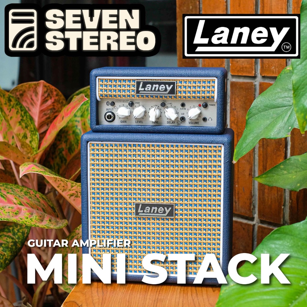 Laney Ministack B Lion Bluetooth Battery Powered Guitar Amp lionheart