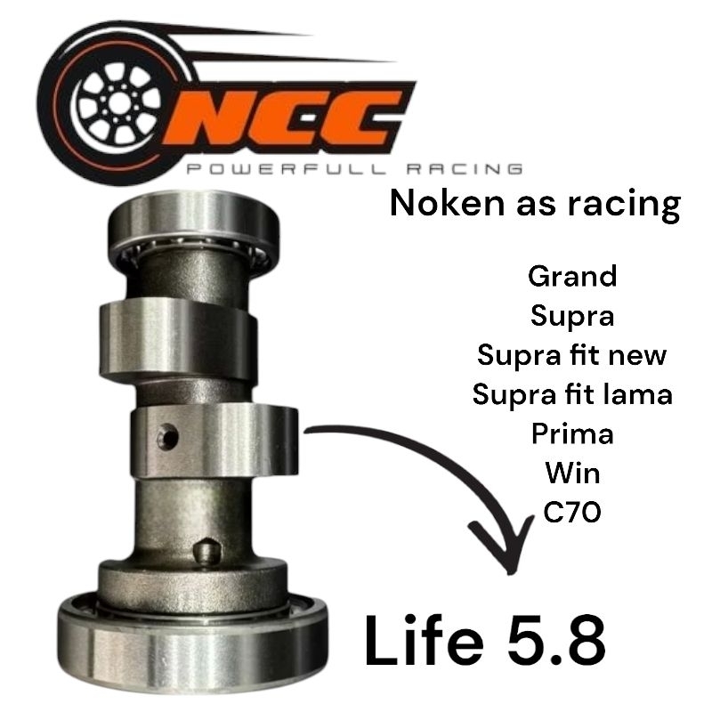noken as ncc racing stndar touring harian life 5.8 grand supra supra fit supra fi new prima legenda 