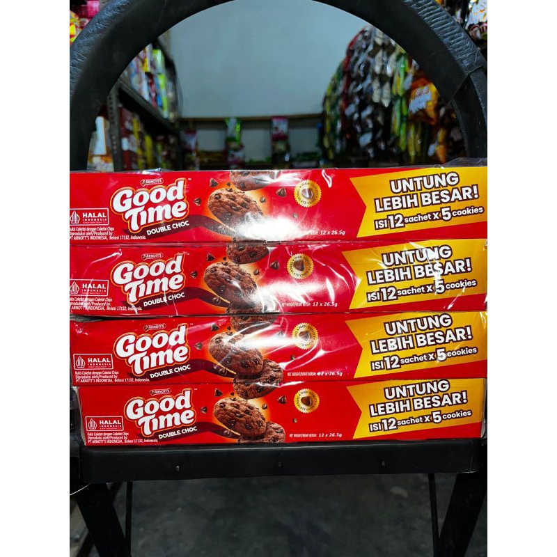 

good time double choco untung lebih besar isi 12 pcs