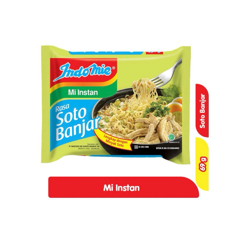 

indomie kuah rasa soto banjar