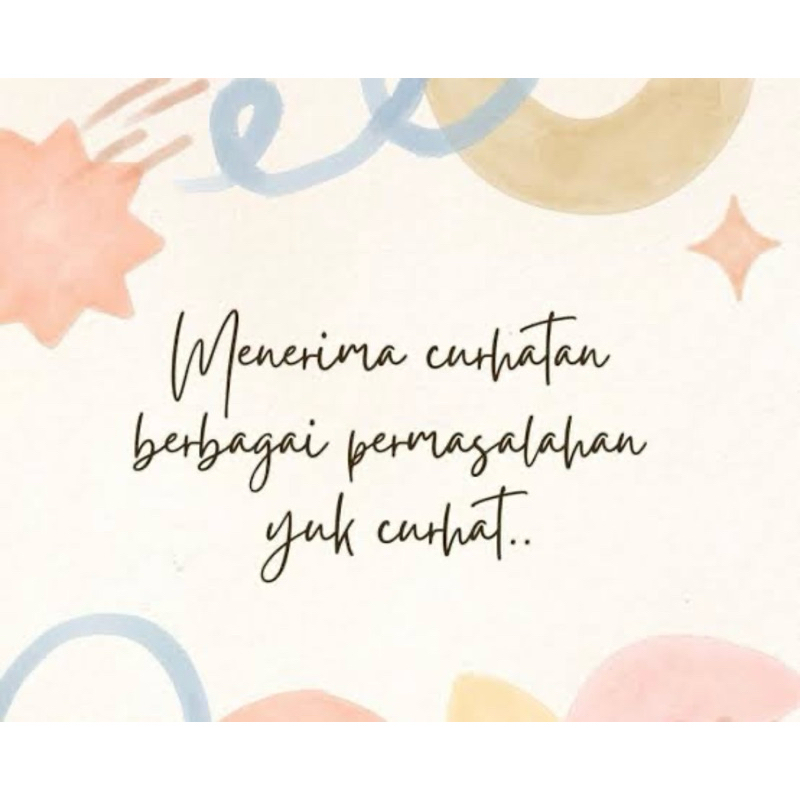 Menenerima Curhat  Berbagai permasalah,  Yuh Curhat